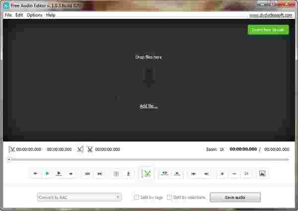 DVDVideosoft Free Audio Editor