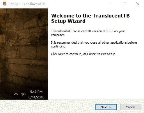 TranslucentTB 8.0