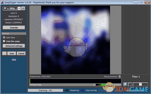 JpegDigger(图片恢复工具)v2.6.14