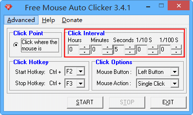 Free Mouse Auto ClickerV3.4.1