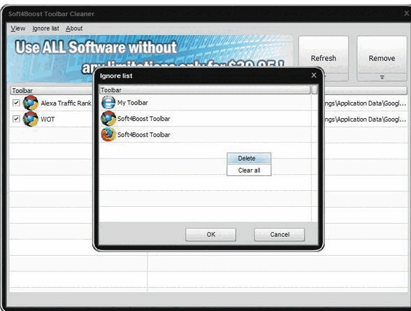 Soft4Boost Toolbar Cleaner64位8.0.5.241
