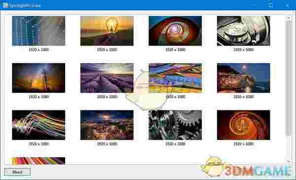 SpotlightPicView(win10待机壁纸提取器)v1.0.1