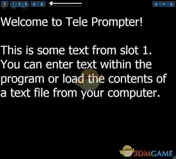 Tele prompter(演示桌面滚动条软件)v1.4