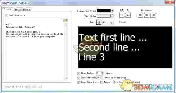Tele prompter(演示桌面滚动条软件)v1.4