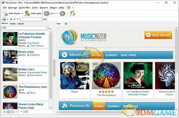 Musicnizer(音乐专辑管理工具) v10.0