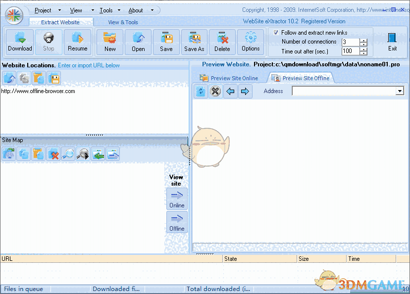 website extractor离线浏览工具V10.2