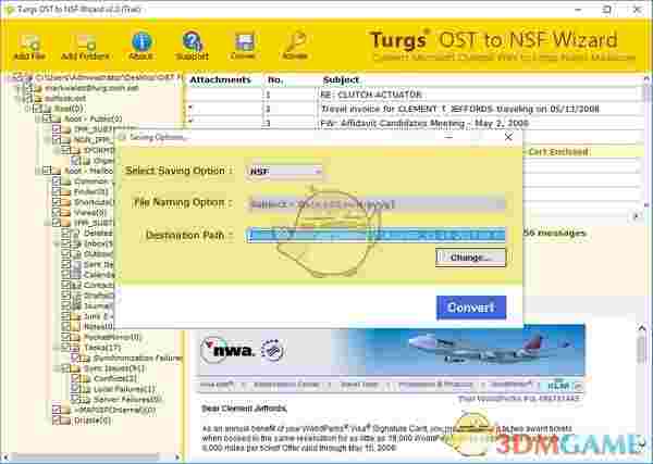 OST到NSF转换工具)v2.5.0