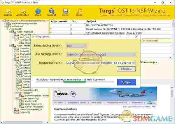 OST到NSF转换工具)v2.5.0