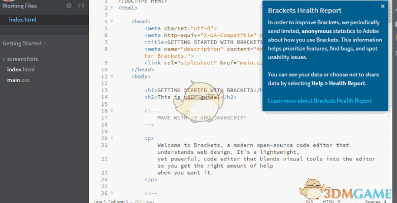 文本编辑器(Brackets) 1.14.2