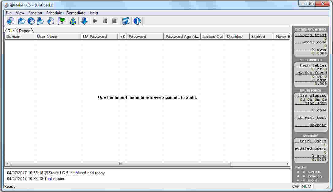 LC5密码破解工具