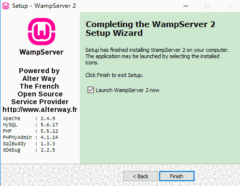 WampServer v1.6.1.33