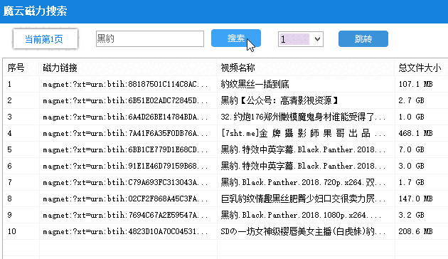 魔云磁力搜索1.0