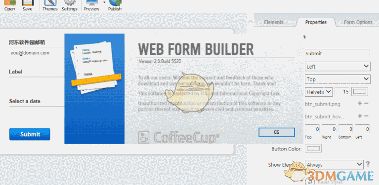 CoffeeCup Web Form Builder(网页表单制作工具) 2.9.5525