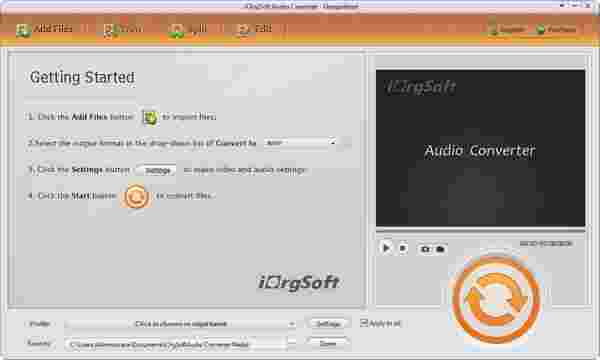 iOrgSoft Audio Converter5.4.6