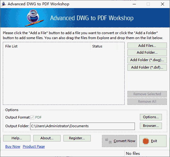 cad转pdf工具(Advanced DWG to PDF Workshop)5.2.3.0