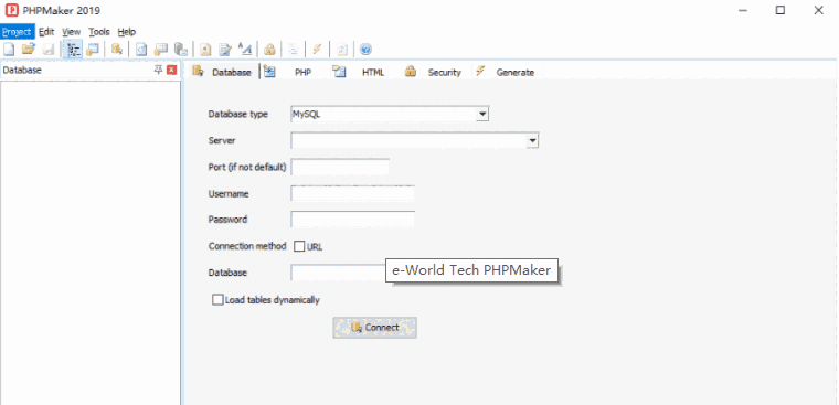 e-World Tech PHPMaker0.7