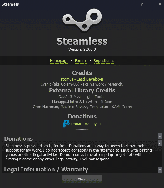Steamless3.0.0.9
