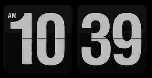 《翻页时钟屏保》官方版