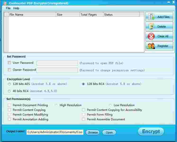 Coolmuster PDF Encrypter2.1.2