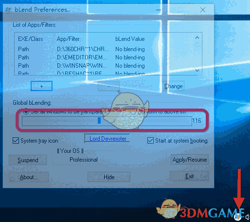 Blend(窗口半透明软件)v0.0.0.1