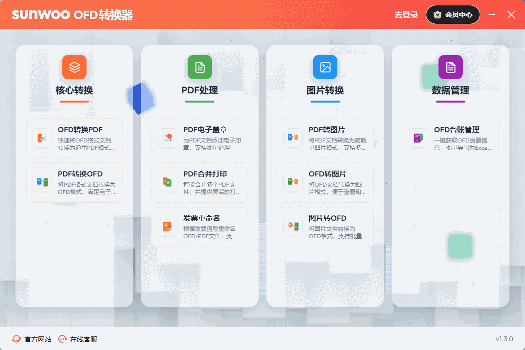 Sunwoo OFD转换器1.3.0