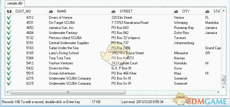 dbfviewer2000(dbf文件阅读器) 5.95