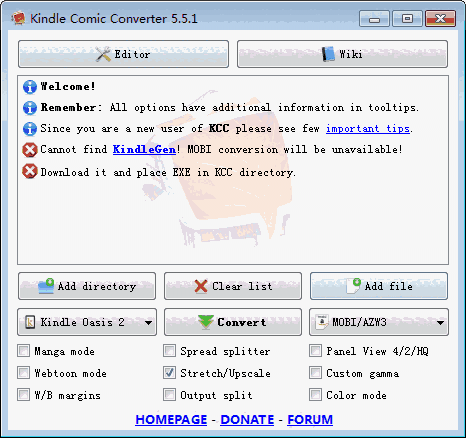 Kindle Comic Converter5.5.2